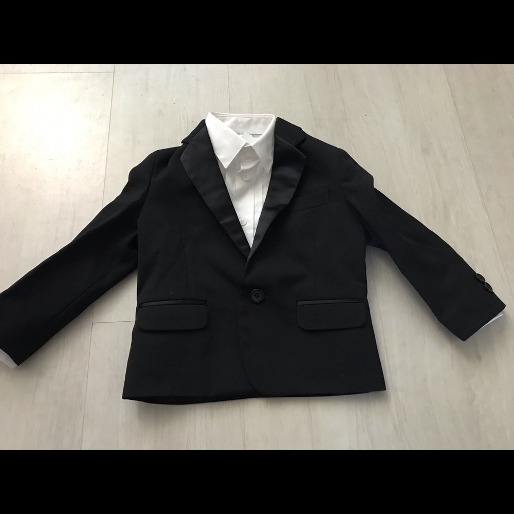 Boys formal jacket set